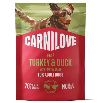 Консерви для собак Carnilove Turkey & Duck with Timothy Grass 300 г (8595602583713)
