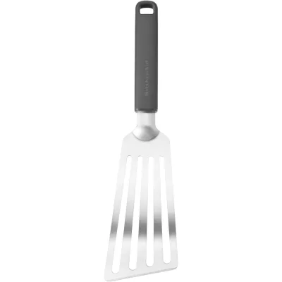 Лопатка кухонна KitchenAid Classic з прорізами 31,5 см сірий (KHA024OHCHGG)