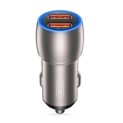 Зарядний пристрій XO 2xUSB QC3.0 36W black (СC52-BK)