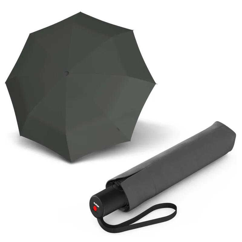 Парасоля Knirps A.200 Medium Duomatic Dark Grey UV Protection автомат, складана (Kn95-7201-08001)