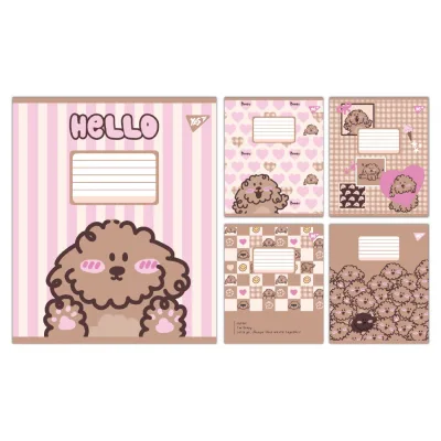 Зошит Yes Hello Puppy А5 18 аркушів клітинка (767808)