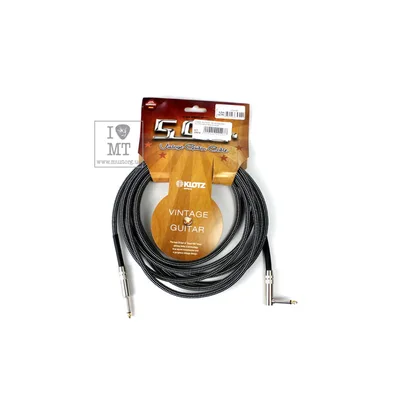 Інструментальний кабель Klotz 59 Vintage Pro Guitar Cable Angled 4.5 m (228234)