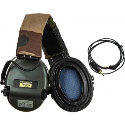 Тактичні навушники Sordin Supreme Pro X LED Olive (75302-X-07-S)