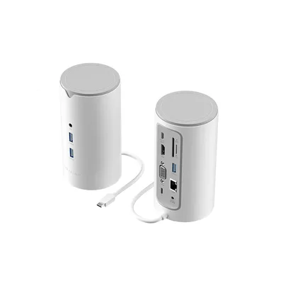 Концентратор Vention USB3.1 Type-C to HDMI/VGA/USB3.0x3/RJ45/SD/TF/TRRS 3.5m/PD/DC100W12-in-1 (TPHWC-EU)