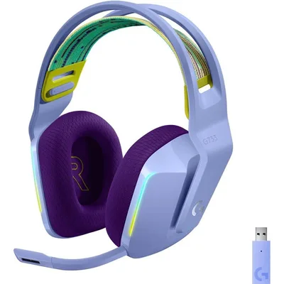 Навушники Logitech G733 Lightspeed Wireless RGB Gaming Headset Lilac (981-000890)