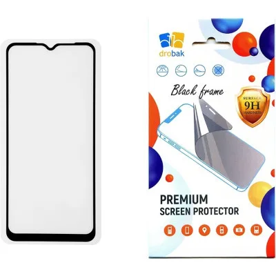 Скло захисне Drobak Poco C40 \ Poco C55 Black (535399)