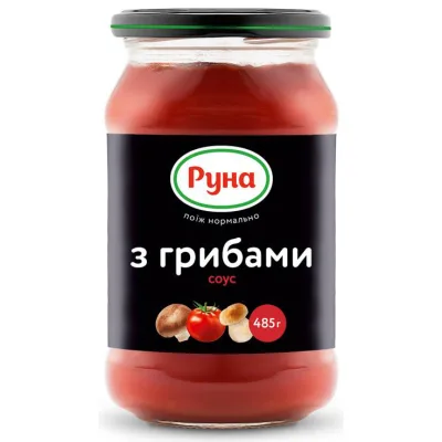 Соус Руна З грибами 485 г (4820015944641)