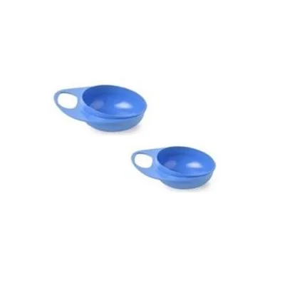 Тарілка дитяча Nuvita Easy Eating глибока 2 шт. синя (NV8431Blue)