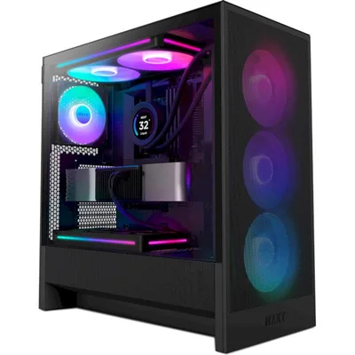 Корпус для ПК NZXT H5 Flow RGB Compact (CC-H52FB-R1)