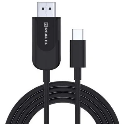 Перехідник USB Type-C to HDMI 1.8m CHD-180 4K 60Hz REAL-EL (EL123500044)