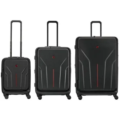 Набір валіз Wenger Amplix Hardside (S+M+L), чорні (653335)