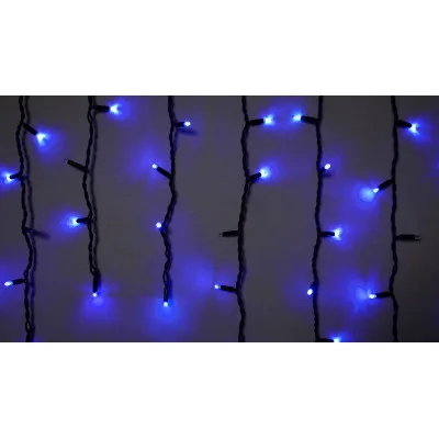Гірлянда Delux ICICLE 75 LED 2 x 0.7 м IP44 EN Синій/черный (90016593)