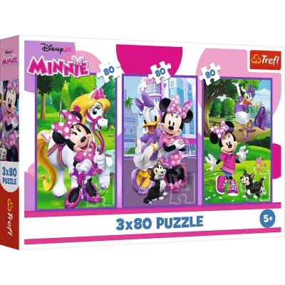 Пазл Trefl Mickey&friends Мінні та друзі 3x80 (5900511348897)