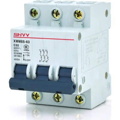 Автоматичний вимикач Shyy 3P C50, 400V (XMM653PC50)