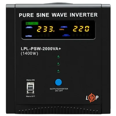 Пристрій безперебійного живлення LogicPower LPL-PSW-2000VA+ ( 1400W ) 24V (37721)