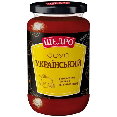 Соус Щедро Український 370 г (4823097414163)