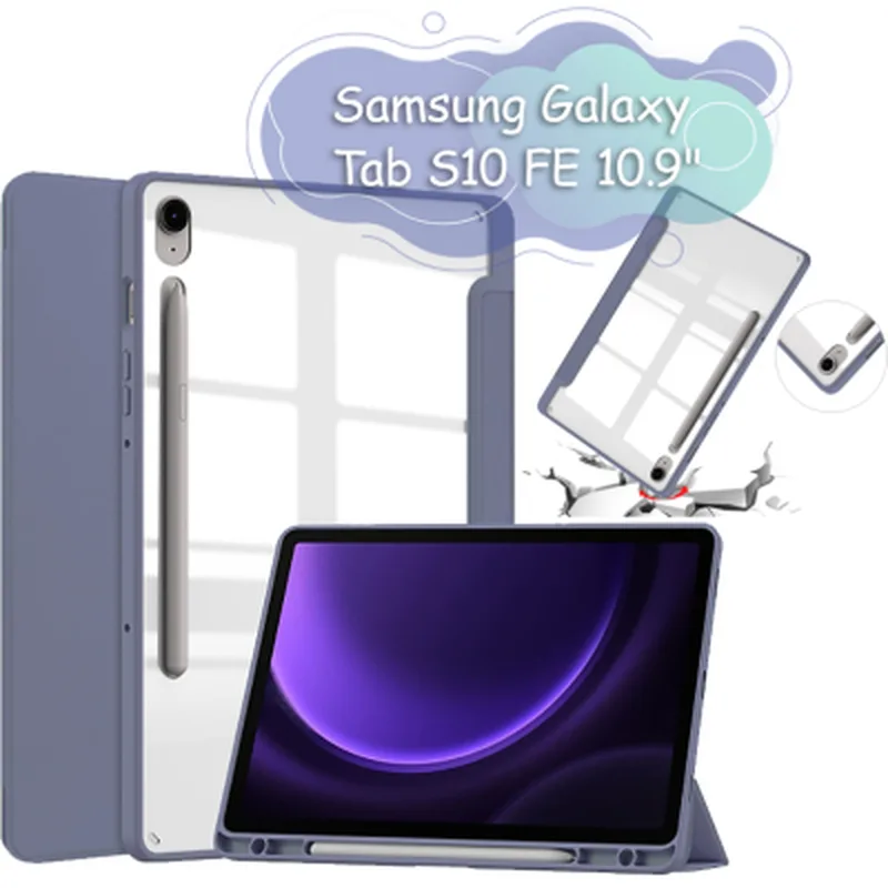 Чохол до планшета BeCover Soft Edge Samsung Galaxy Tab S10 FE (SM-X520/SM-X526) 10.9" Purple (713306)