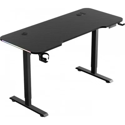 Комп'ютерний стіл GT Racer TY-1611 Black (TY-1611 (160x60x72-117) Black)