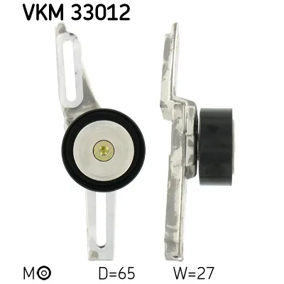 Ролик натягувача ременя SKF VKM 33012