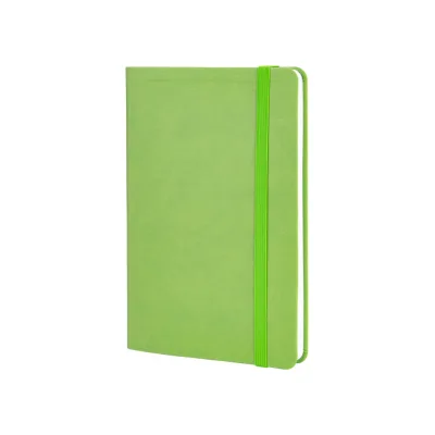 Книга записна Optima А5 VIVELLA, м’яка обкладинка, гумка, білий блок лінія, фісташковий (O27104-67)