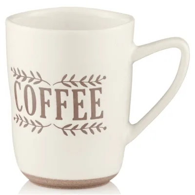 Чашка Ardesto Coffee, 340мл, кераміка, білий (AR3079)