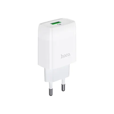 Зарядний пристрій HOCO C72Q Glorious USB QC3.0 18W White (6931474732514)