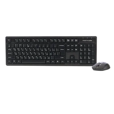 Комплект (клавіатура, миша) бездротовий A4Tech FG1200 Black