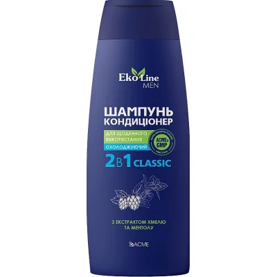Шампунь Acme Color EkoLine Men Classic 2в1 З ефектом охолодження 400 мл (4823115503282)