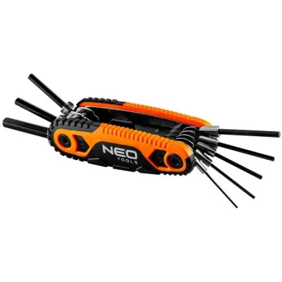 Набір інструментів Neo Tools шестигранн ключі, з тримачем, 1.5-8мм, набір 8 шт. (09-571)