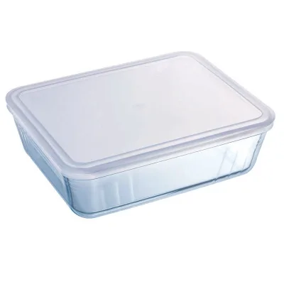 Форма для випікання Pyrex CookFreez з кришкою прямокутна 27 х 22 х 9 см 4 л (244P000/7643)