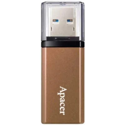 USB флеш накопичувач Apacer 64GB AH25C Classical Bronze USB 3.2 (AP64GAH25CJ-1)