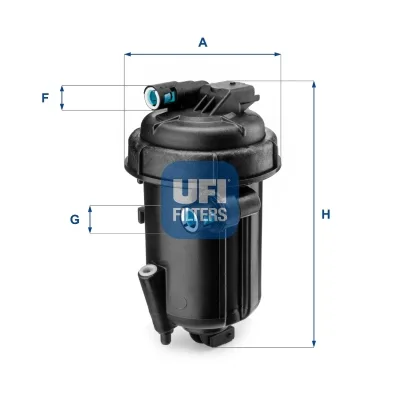 Фільтр паливний UFI 55.163.00