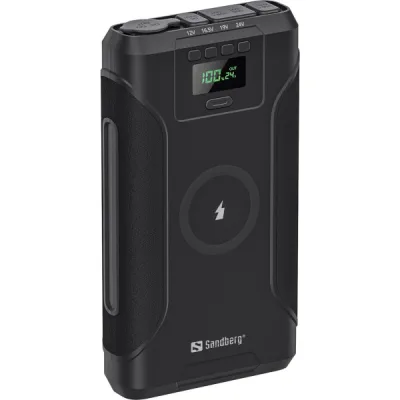 Батарея універсальна Sandberg 76800mAh Survivor 7in1 DC/91W, PD/100W, Cigar Lighter/120W, QI-15W, power-through (421-15)