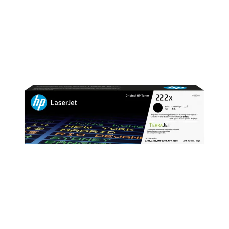 Картридж HP CLJ 222X Black 3.2K (W2220X)