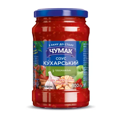 Соус Чумак Кухарський з часником 300 г с/б (4823096008950)