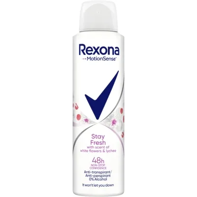 Антиперспірант Rexona Свіжість білих квітів і лічі 150 мл (8717163680568)