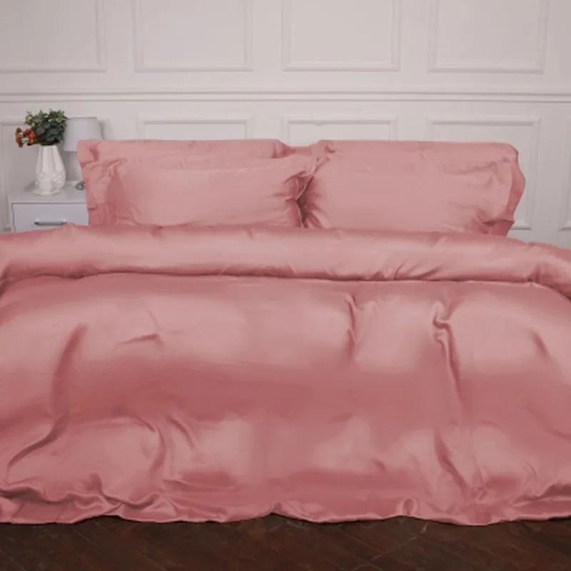Постільна білизна MirSon Tencel №02 Pink 175х210 двоспальний (2200009368585)