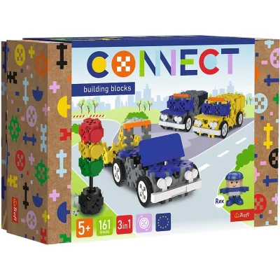 Конструктор Trefl Connect 3 в 1, 161 деталь (5900511619744)