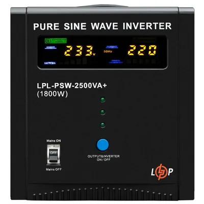 Пристрій безперебійного живлення LogicPower LPL-PSW-2500VA+ ( 1800W ) 24V (37722)