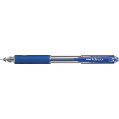 Ручка кулькова UNI автоматична Laknock синій 0,5 мм (SN-100.(05).Blue.)