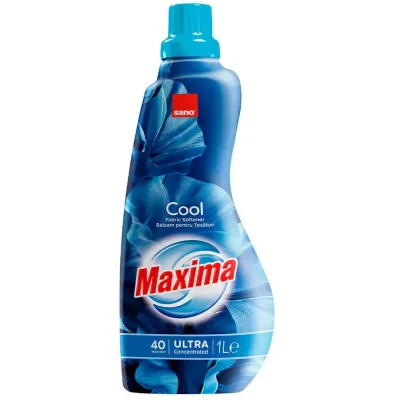 Кондиціонер для білизни Sano Maxima Cool Суперконцентрований пом'якшувач 1 л (7290102992867)