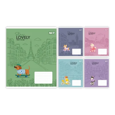 Зошит Yes Stay lovely А5 12 аркушів лінія (768766)