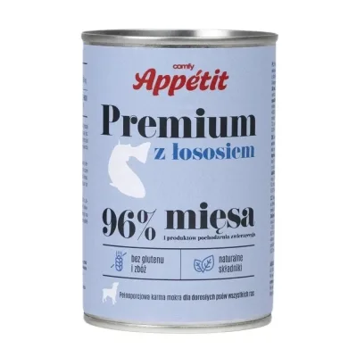 Консерви для собак Comfy Appetit Premium з лососем 400 г (5905546340588)