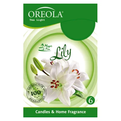 Ароматична свічка Oreola Лілія 6 шт (5908252829194)