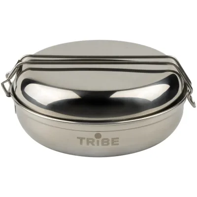 Набір туристичного посуду Tribe Single Set сталевий (T-FG-0009-metal)