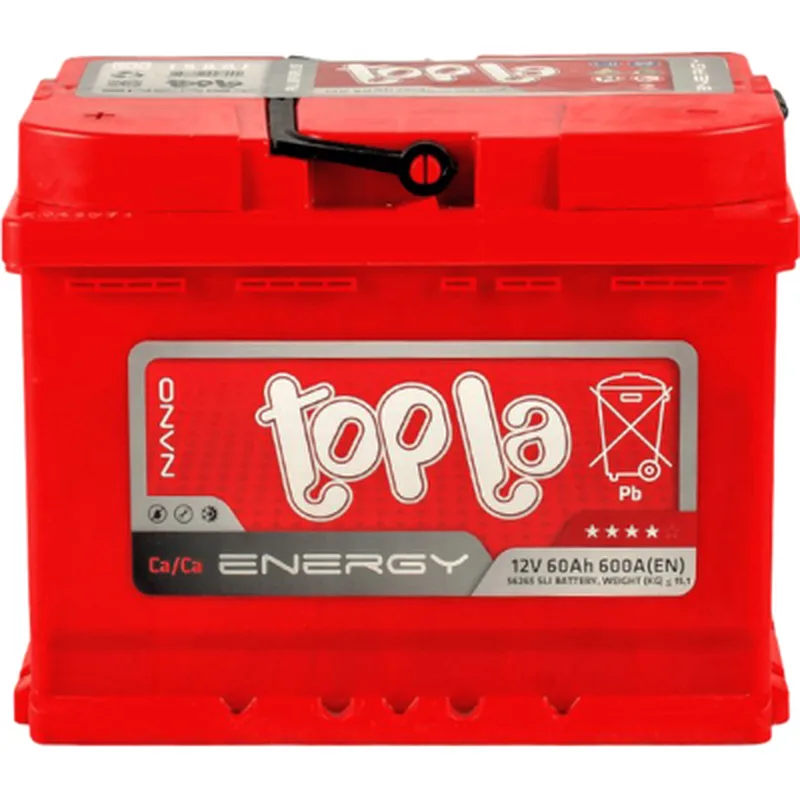 Акумулятор автомобільний Topla 60 Ah/12V Energy (108 160)