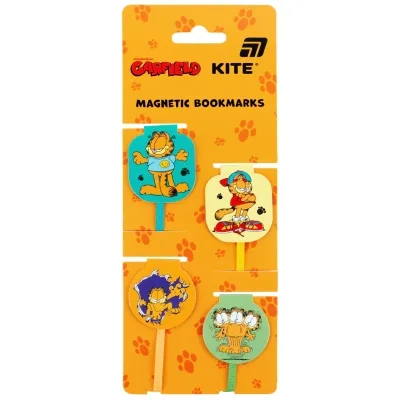 Закладки для книг Kite набір магнітних закладок-лясе Garfield (GF26-497)