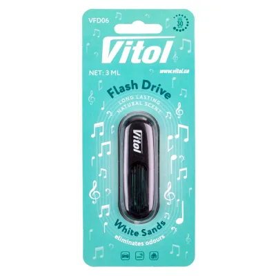 Ароматизатор для автомобіля VITOL Flash Drive White Sands (VFD06)