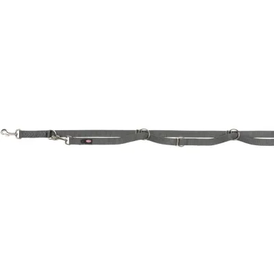 Повідець для собак Trixie Premium нейлон M-L 2 м/20 мм графітовий (4053032017405)