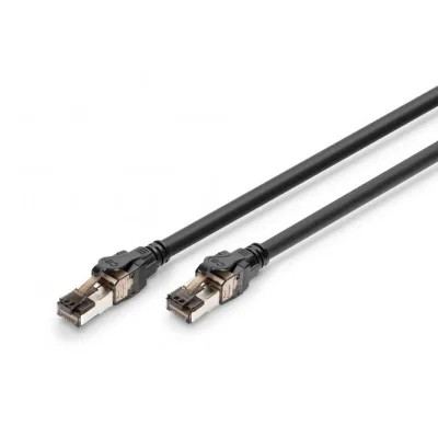 Патч-корд 5м, S/FTP, cat 8.1, AWG 24/7, LSZH, black Digitus (DK-1843-050)